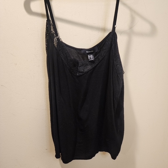 Forever 21 Black Strappy Tank top Plus Size 2X - Picture 7 of 11